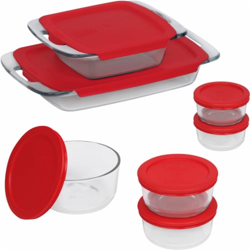 Pyrex Simply Store Glass Food Storage Containers, 6 pc - Kroger