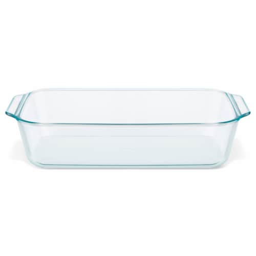 Pyrex Deep Dish Oblong Baking Pan - Clear Perspective: front