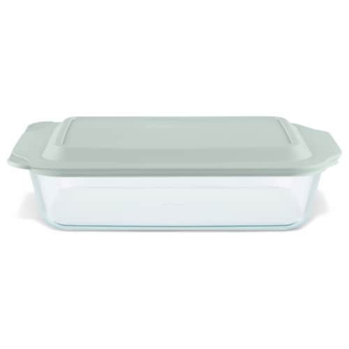 Pyrex Deep Dish Baking Pan with Lid - Sage, 9 x 13 in - Gerbes