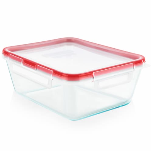 Pyrex Freshlock Rectangular Glass Food Storage Container - Clear, 8 cups -  Kroger