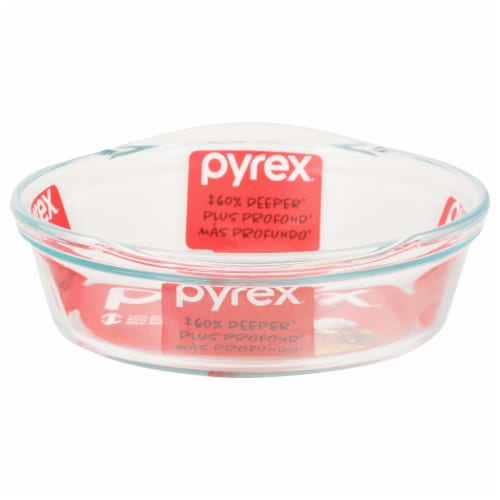 Pyrex Deep Pie Plate Perspective: front