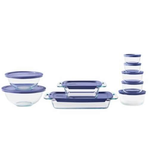 Pyrex Easy Grab 8-Piece Glass Baking Dish Set with Lids, Glass