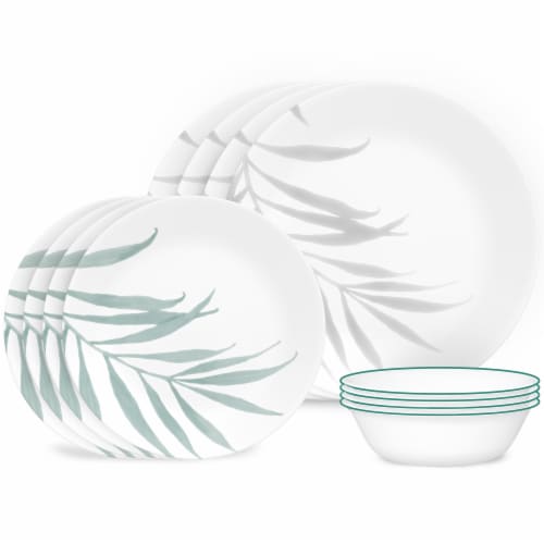 Corelle® Solar Print 12 Piece Dinnerware Set Perspective: front