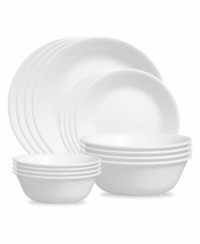 Corelle® White Dining Set Perspective: front