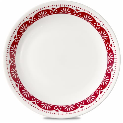 Corelle Sadie Laminated Glass Lunch Plate Perspective: front