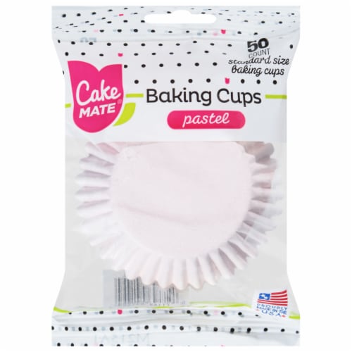 Cake Mate® Festive Pastel Baking Cups Perspective: front