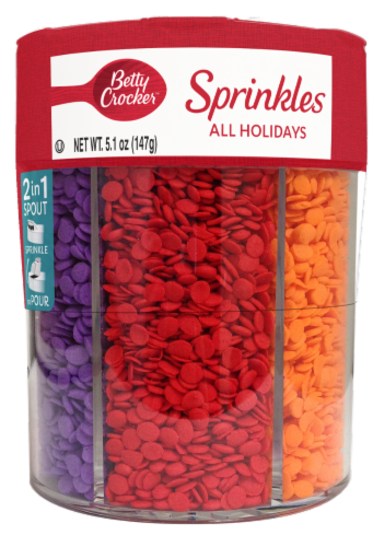 Betty Crocker All Holidays Sprinkles Perspective: front