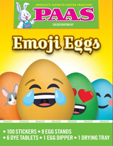 PAAS® Emoji Egg Decorating Kit Perspective: front