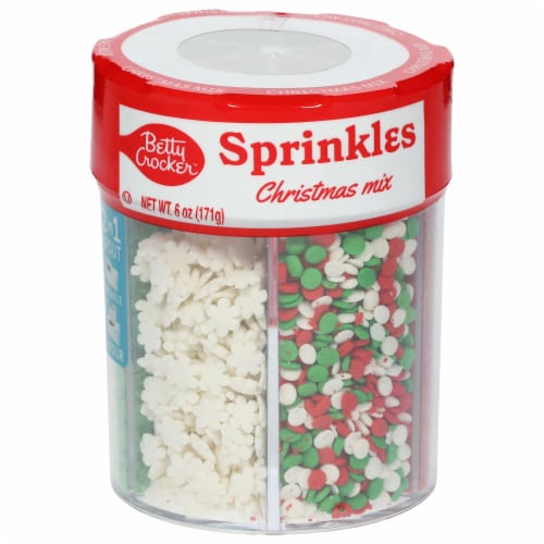 Betty Crocker™ Assorted Christmas Mix Sprinkles Perspective: front