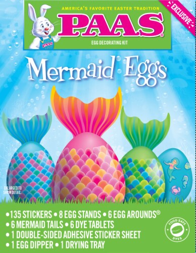 PAAS® Mermaid Egg Decorating Kit Perspective: front