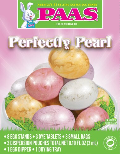 PAAS® Perfectly Pearl Egg Decorating Kit Perspective: front