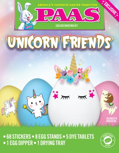 PAAS® Unicorn Friends Egg Decorating Kit Perspective: front