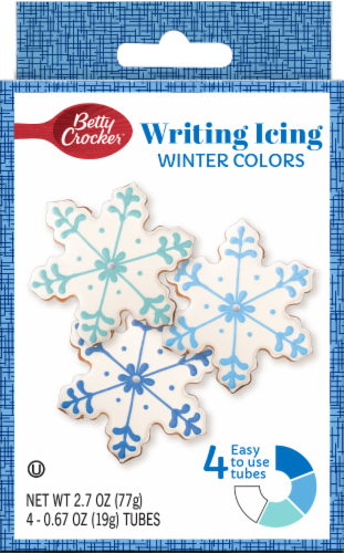 Betty Crocker™ Winter Colors Writing Icing Perspective: front