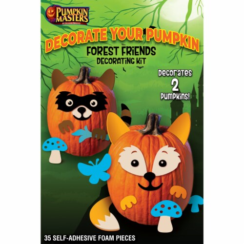 Pumpkin Masters Forest Friends Decorating Kit Perspective: front