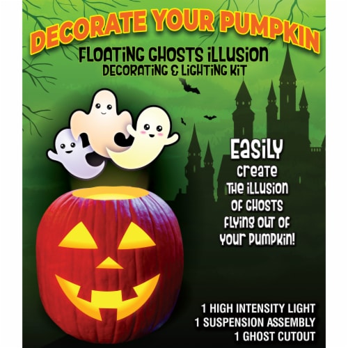Pumpkin Masters Floating Ghost Decorating Kit Perspective: front