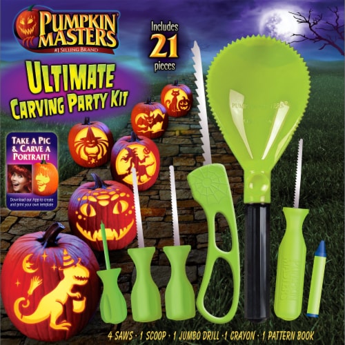 pc - Party Masters® Ultimate Piece 21 Kit, Carving Fred 21 Meyer Pumpkin