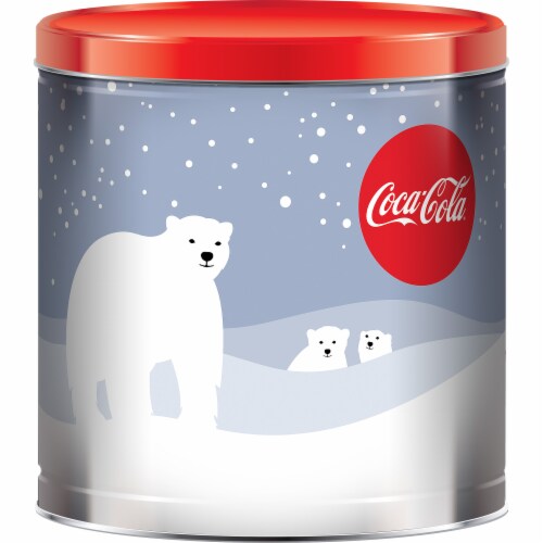 GiftPop Holiday Coke Polar Bear Popcorn Perspective: front