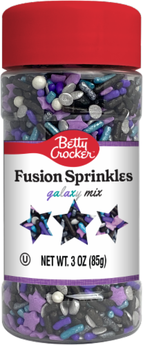 Betty Crocker Galaxy Mix Fusion Sprinkles Perspective: front