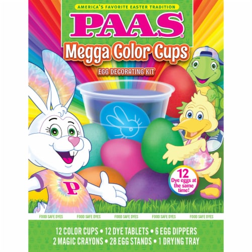 PAAS® Easter Megga Color Cups Egg Decorating Kit Perspective: front