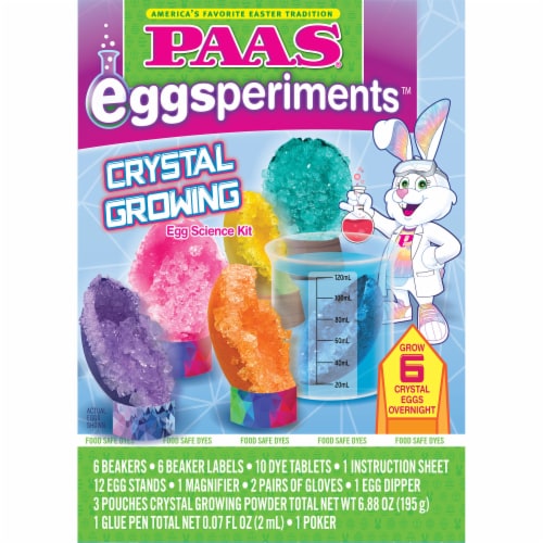 PAAS® Eggsperiments™ Easter Crystal Growing Egg Science Kit Perspective: front