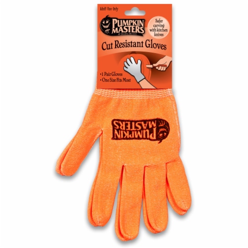 Pumpkin Masters Halloween Orange Cut Resistant Gloves, 1 ct - Kroger