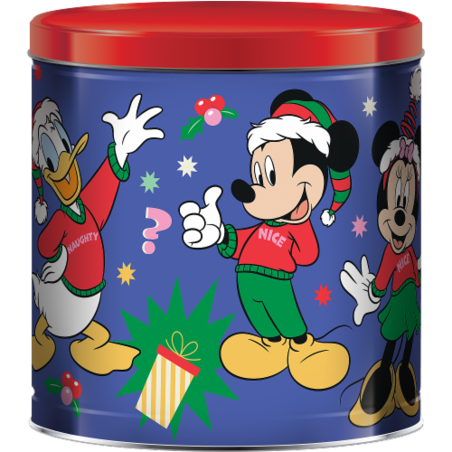 GiftPop Disney® Mickey & Friends Silly Season Assorted Popcorn Tin Perspective: front