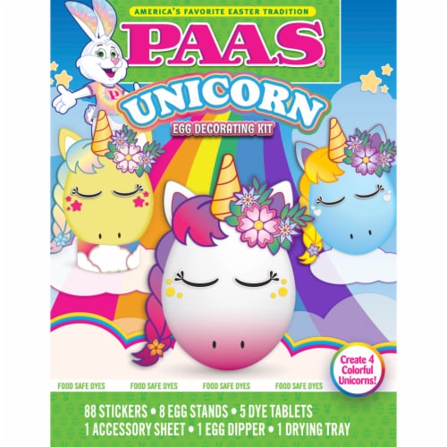 PAAS® Unicorn Egg Decorating Kit Perspective: front