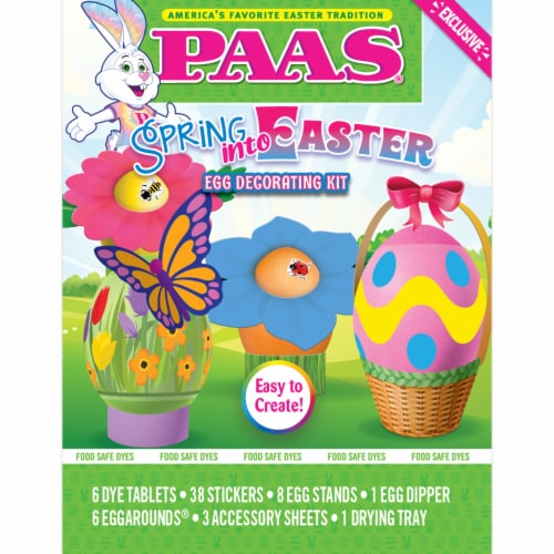 PAAS® Spring Into Easter Egg Decorating Kit Perspective: front
