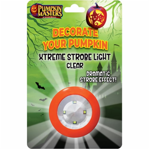 Pumpkin Masters Xtreme Strobe Light - Clear Perspective: front