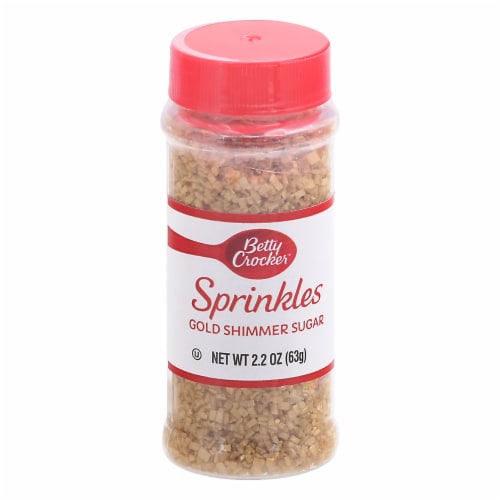 Betty Crocker® Gold Sugar Cupcake Gems Perspective: front