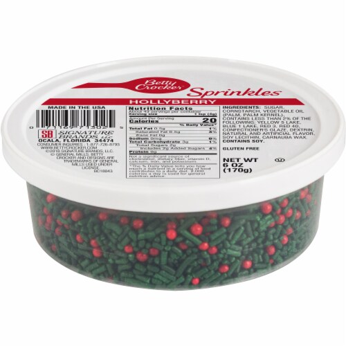 Betty Crocker™ Hollyberry Sprinkles Perspective: front
