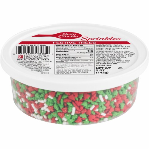 Betty Crocker™ Festive Trees Sprinkles Perspective: front