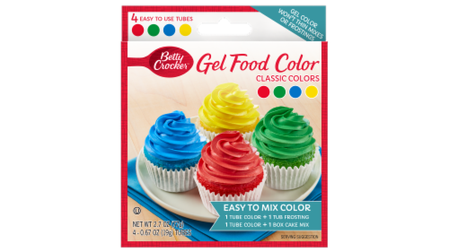 Betty Crocker™ Classic Colors Gel Food Color Tubes, 4 ct / 0.67 oz - Ralphs