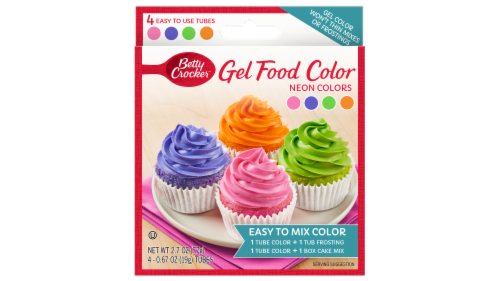 Betty Crocker™ Neon Gel Food Colors Perspective: front