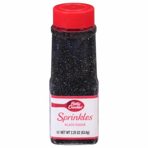 Betty Crocker® Decorating Decors Sugar Sprinkles - Black Perspective: front