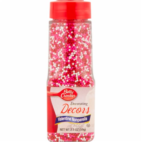 Betty Crocker® Valentine Nonpareils Decorating Decors Perspective: front