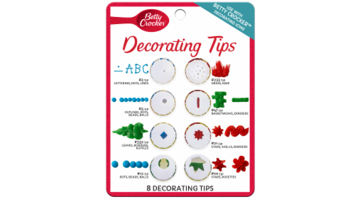 Betty Crocker™ Decorating Tip Set Perspective: front