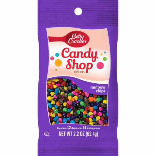 Betty Crocker Candy Shop Rainbow Chips Perspective: front