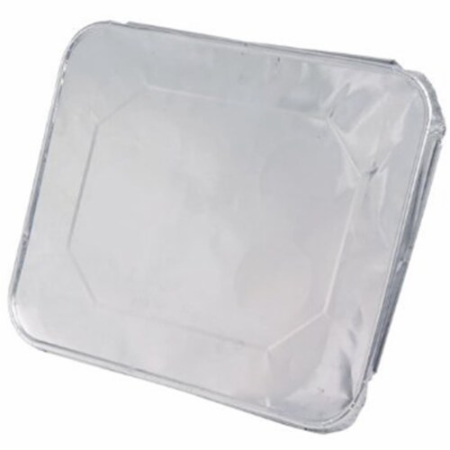 Trinidad Benham 2012 PE Aluminum 0.5 Size Foil Steam Table Pan Lid Perspective: front