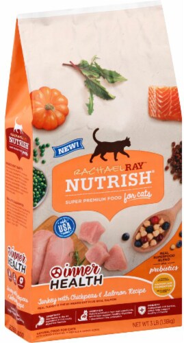 Nutrish Inner Health Turkey with Chickpeas & Salmon Dry Cat Food Perspective: front