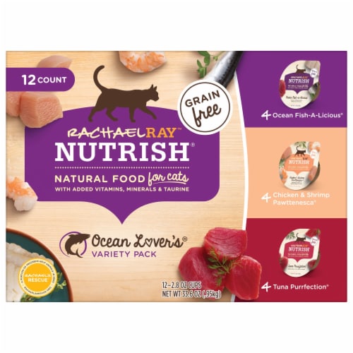 Rachael Ray Nutrish Ocean Lover s Cat Food Variety Pack 12 ct