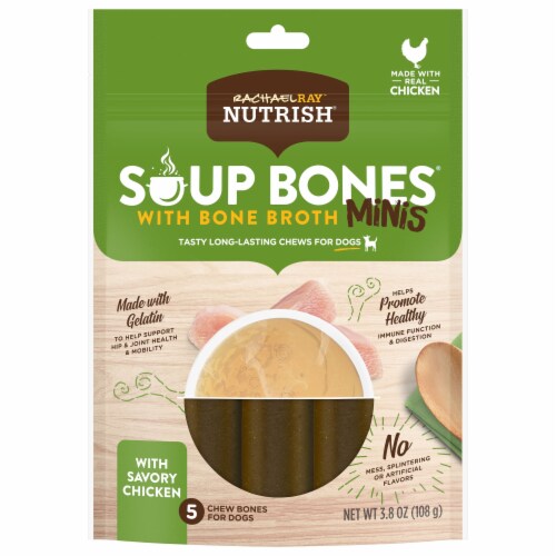 Rachael Ray Nutrish Soup Bones with Bone Broth Minies 3.8 oz Food 4 Less