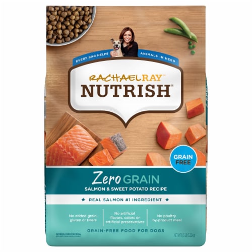 Rachael Ray Nutrish® Zero Grain Salmon & Sweet Potato Natural Dry Dog Food Perspective: front