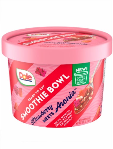 Dole® Strawberry Meets Aronia™ Smoothie Bowl Perspective: front