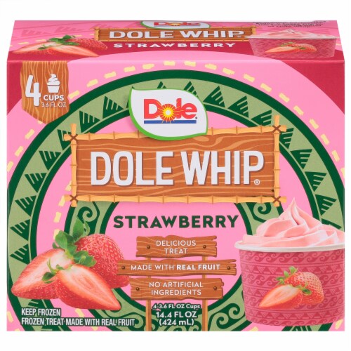 Dole® Strawberry Dole Whip® Cups Perspective: front