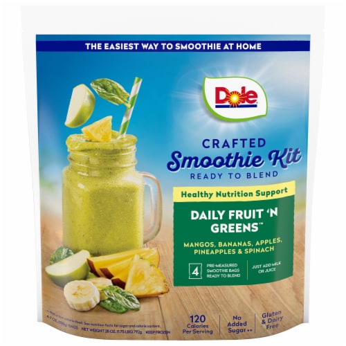 Dole® crafted smoothies Perspective: front