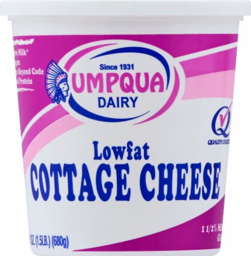 Umpqua Dairy Low Fat Cottage Cheese Perspective: front
