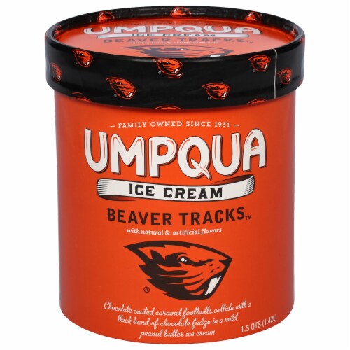 Umpqua Beaver Tracks Ice Cream Perspective: front