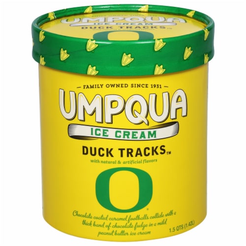 Umpqua Duck Tracks Ice Cream Perspective: front