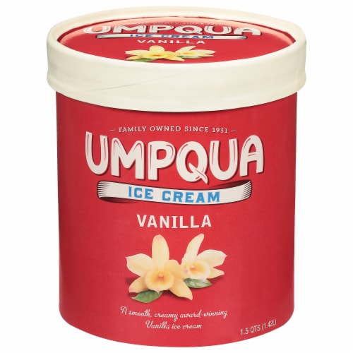 Umpqua Dairy Vanilla Ice Cream Perspective: front